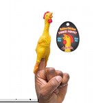 Archie McPhee Rubber Chicken Finger Puppet  B07CVNZP4M